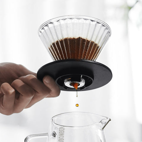 MHW-3BOMBER Elf Glass Coffee Dripper – Portafiltro in Vetro per Caffè Filtro