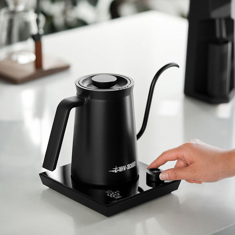MHW-3BOMBER Assassin Gooseneck Electric Kettle – Bollitore Elettrico a Collo di Cigno con Controllo Temperatura 40-100°C