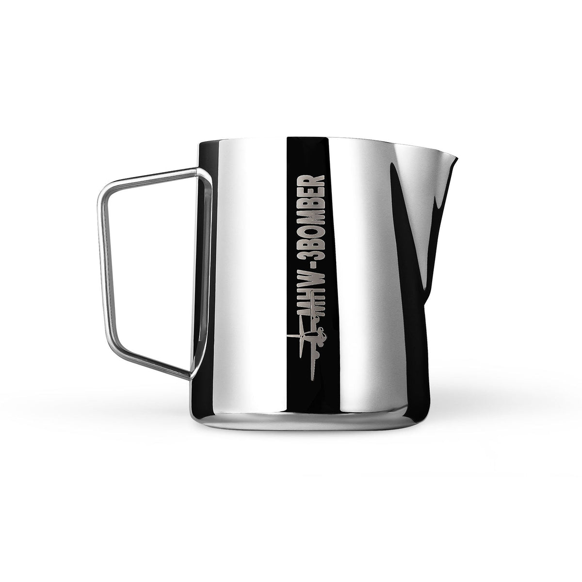 MHW-3BOMBER Latte Art Pitcher 5.0 – Brocca per Latte in Acciaio 304 con Beccuccio Coccodrillo