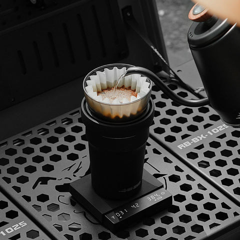 MHW-3BOMBER Cube Coffee Scale 3.0 Mini Pro – Bilancia Compatta per Caffè con Portata in Tempo Reale