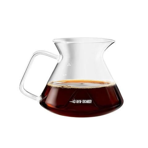 MHW-3BOMBER Hill Coffee Server – Caraffa per Caffè in Vetro Borosilicato con Design a Collina