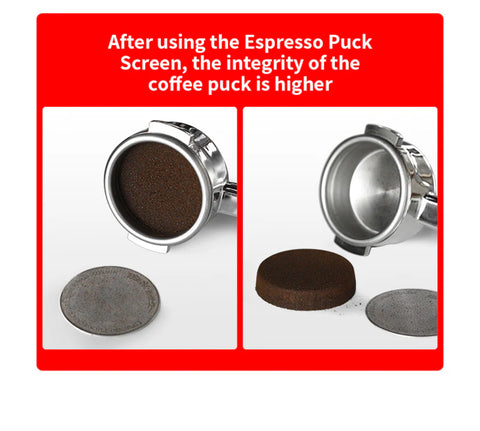 MHW-3BOMBER Schermo per Puck Espresso – Filtro Riutilizzabile in Acciaio 304 58,5mm